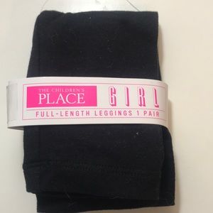 Black cotton leggings